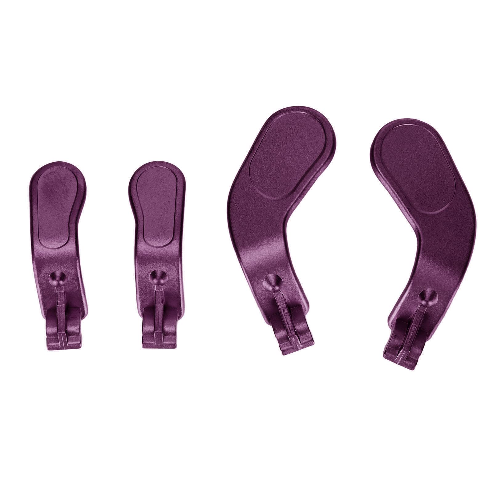 Premium Metal Replacement Trigger Paddles for Xbox One Elite Controller Series 2 (Model 1797) - 4-Piece Stainless Steel Set in Purple - Enhance Gaming Performance for FPS, Racing & Competitive Play