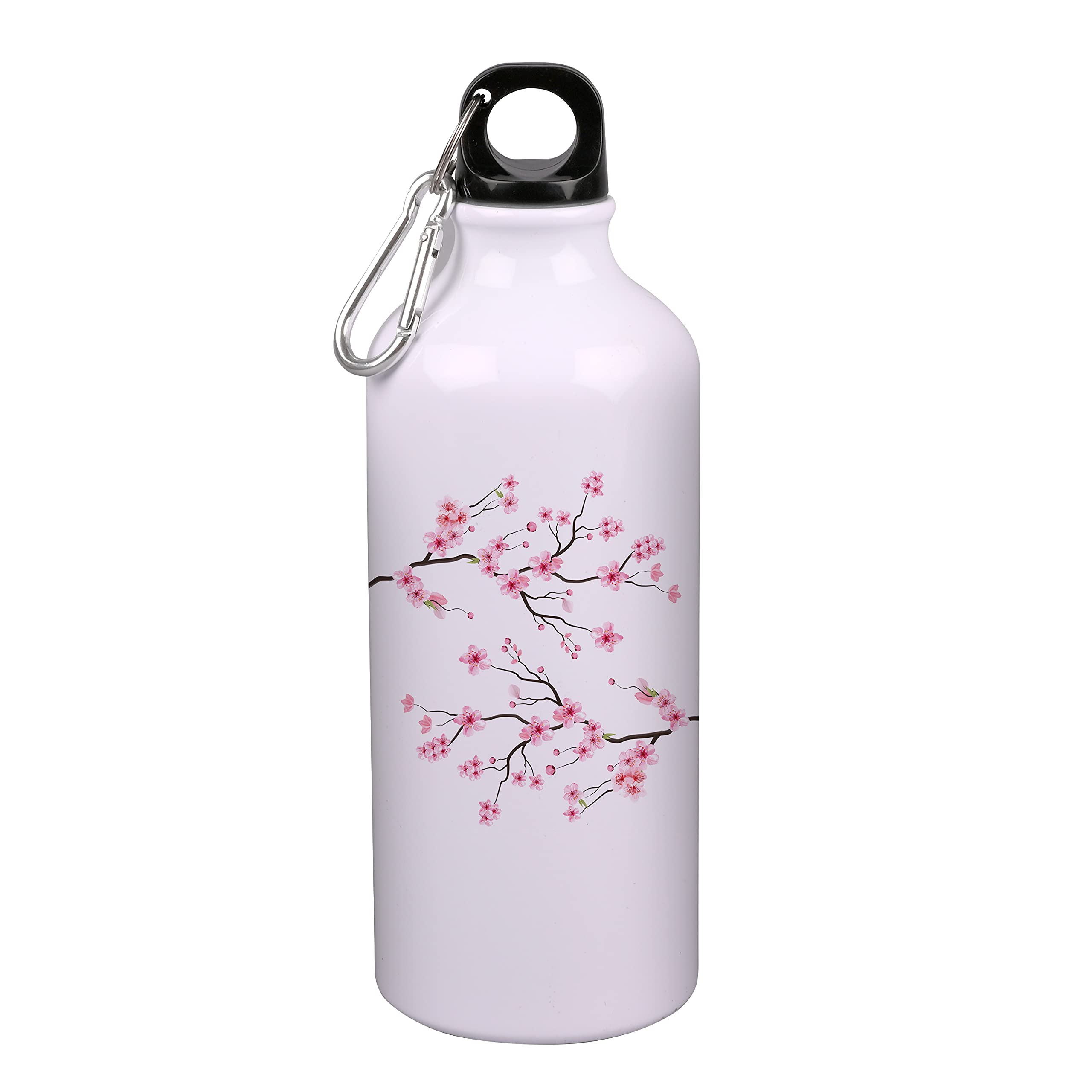 Floral Print Insulated Sports Water Bottle 600ml - Leakproof, BPA-Free for Gym, Running, Hiking, Yoga & Outdoor Activities | Perfect for Workouts, School, Travel & Camping