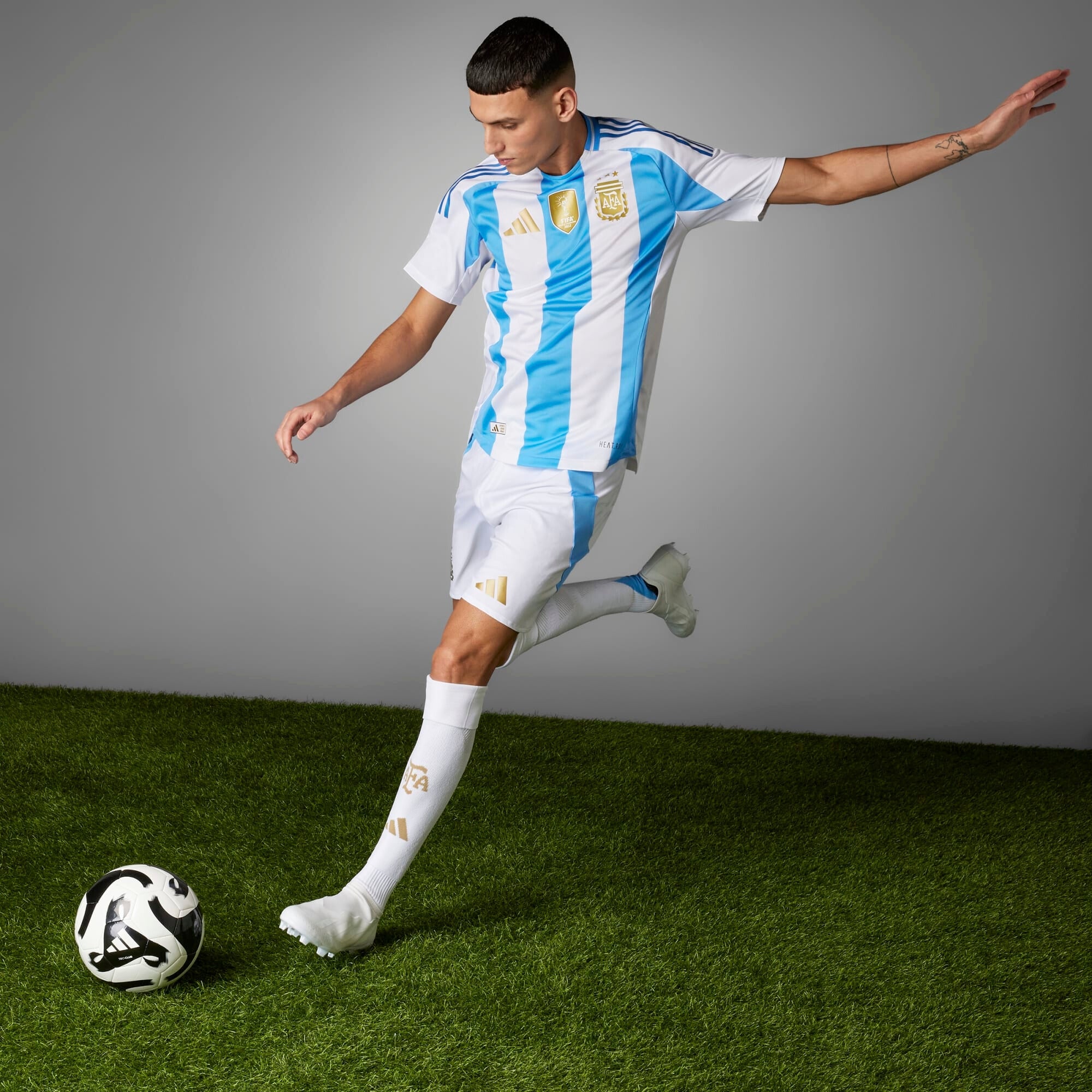 adidas Argentina 2024 Match Home Jersey - Authentic Soccer Uniform for Men - Perfect for Games, Training & Fan Support