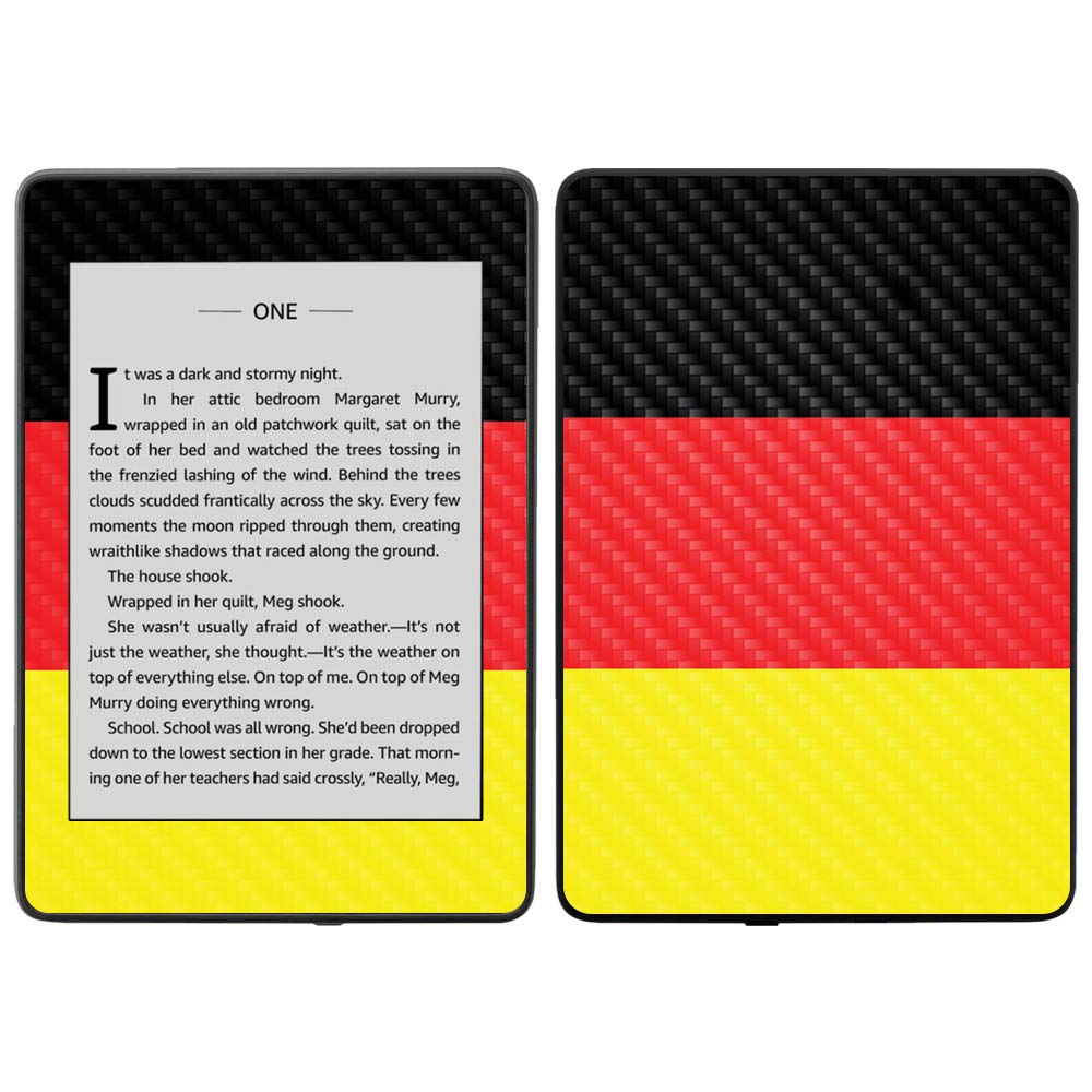 MightySkins Carbon Fiber Skin for Amazon Kindle Paperwhite 2018 (10th Gen) - Colombian Flag Design | Waterproof Protective Cover with Durable Textured Finish | Easy to Apply & Remove | Made in USA | Perfect for Travel, Reading & Outdoor Use
