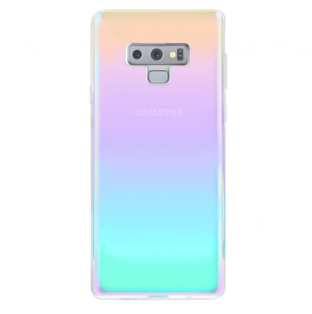 Samsung Galaxy Phone Case with White Opal Design - Slim Protective Cover for Everyday Use, Work, and Travel
