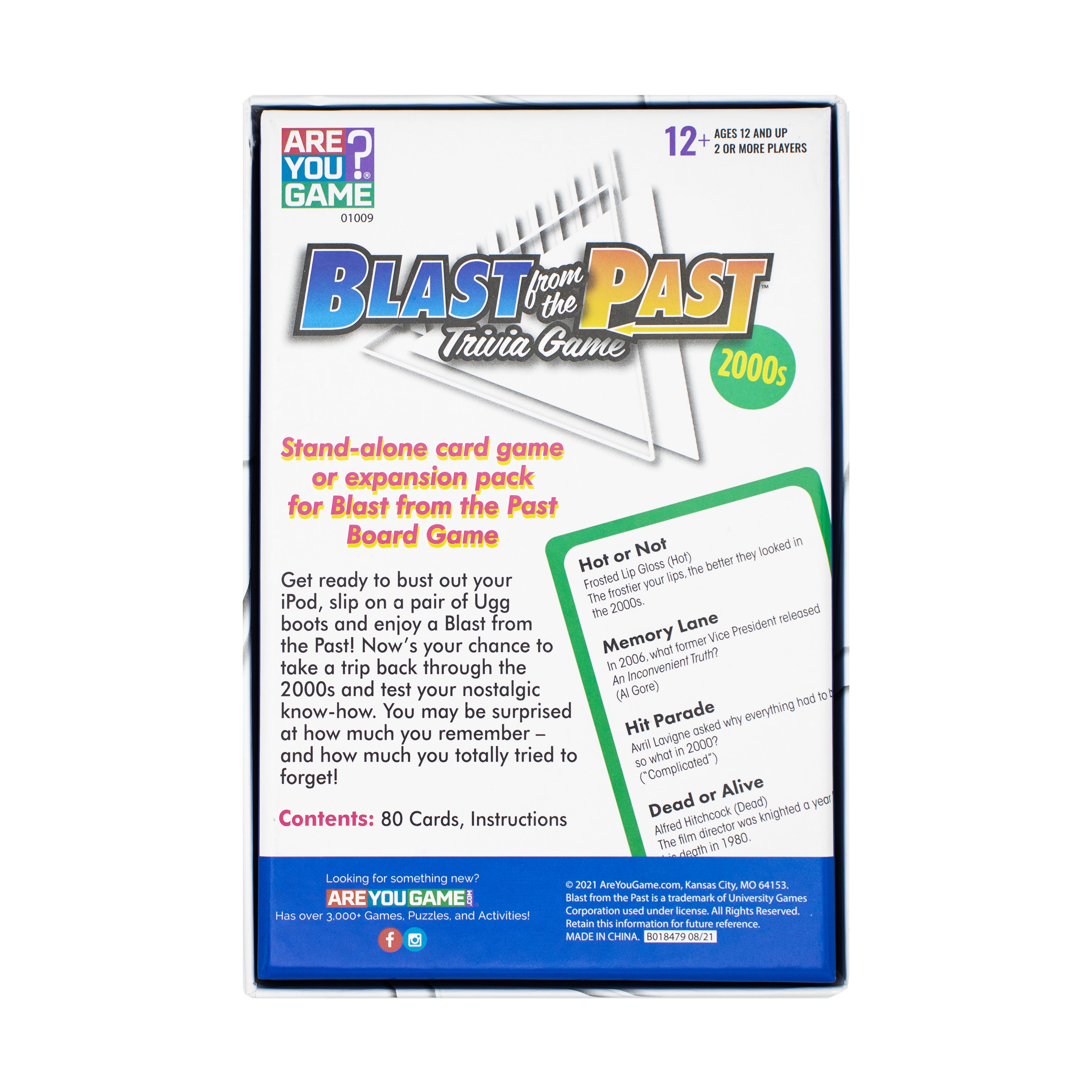 2000s Trivia Game Expansion Pack - Nostalgic Pop Culture Questions for Adults & Teens - Perfect for Parties, Game Nights & Family Gatherings