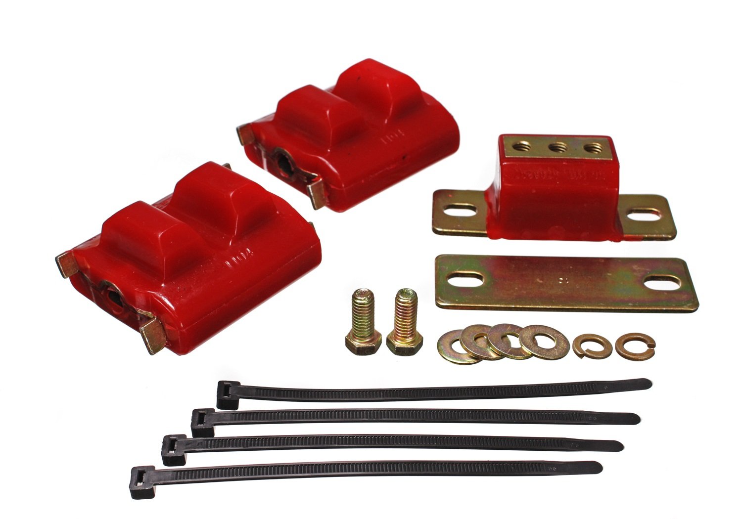 Energy Suspension 3.1130R Complete Engine and Transmission Mount Set - High Performance Rubber Bushings for Smooth Ride - Perfect for Car Restoration, Off-Road Vehicles & Daily Driving