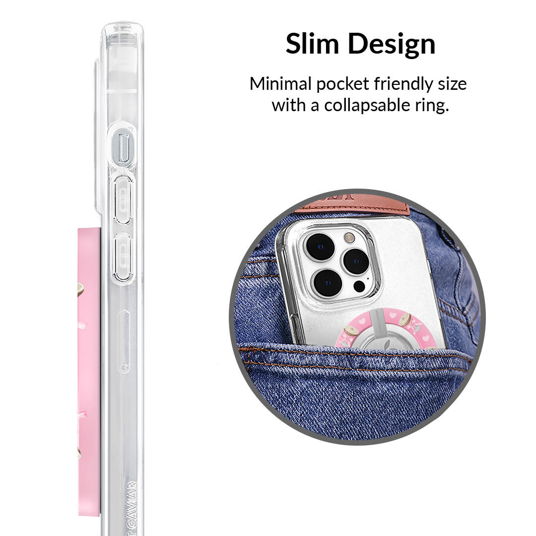Premium Espresso Please MagSafe Grip Ring - Magnetic Phone Grip & Stand for iPhone 12/13/14/15 Pro/Max - Perfect for Coffee Lovers & Office Use