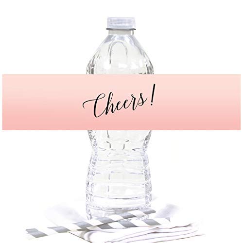 Cheers Water Bottle Labels