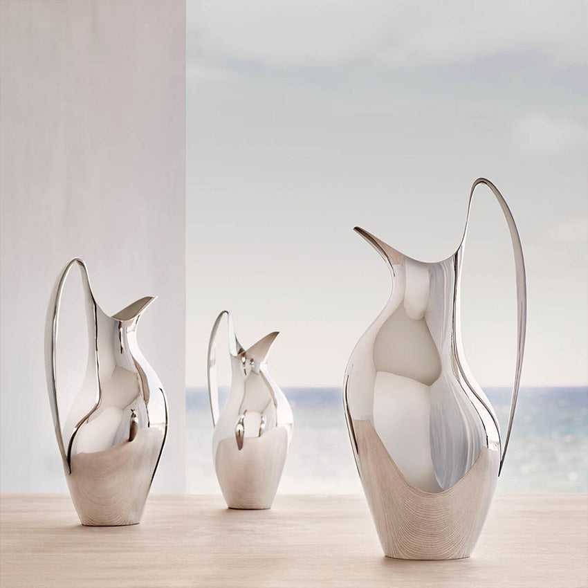 Georg Jensen Henning Koppel Pitcher - Stainless Steel Water Pitcher with Elegant Design - Perfect for Serving Beverages at Dinner Parties & Home Decor