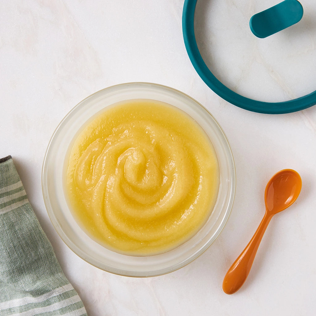 Organic Apple Puree for Babies & Toddlers - No Sugar Added, Gluten-Free & Non-GMO - Perfect for Baby Food, Smoothies & Baking | 4oz Pouch (Pack of 12)