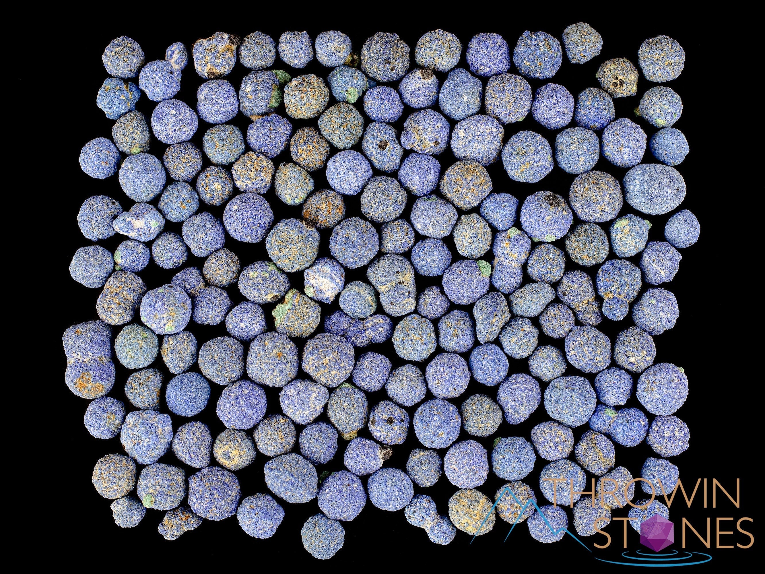 AZURITE Blueberries Raw Crystals - Natural Healing Stones for Meditation, Energy Work & Home Decor | E1833