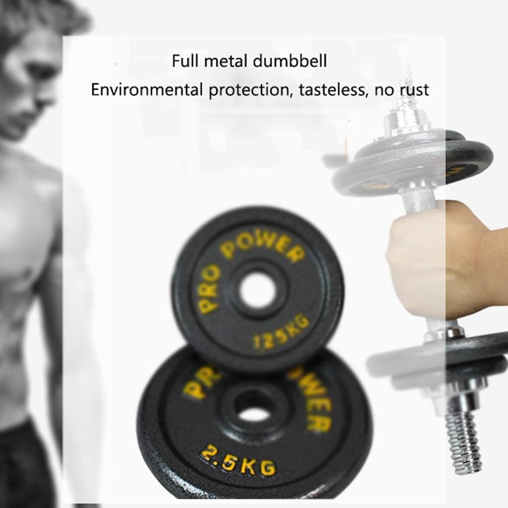 Adjustable Dumbbell Set 15kg (7kg x 2) - Pure Iron Home Gym Equipment with Detachable Barbell for Strength Training & Weight Lifting - Perfect for Home Workouts, CrossFit & Muscle Building