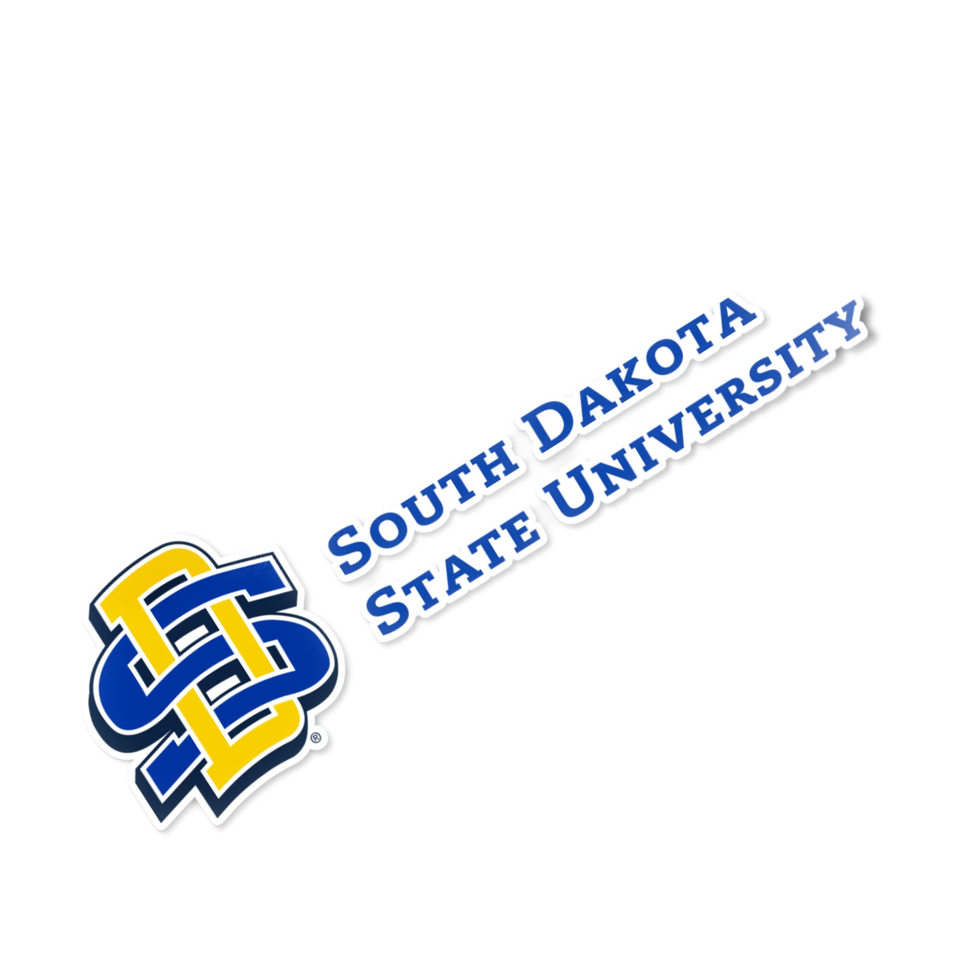 South Dakota State University Logo Vinyl Decal Sticker - 8 Inch Waterproof SDSU Decal for Laptop, Water Bottle, Car, Scrapbook - Perfect for College Pride, School Spirit & Alumni Gifts