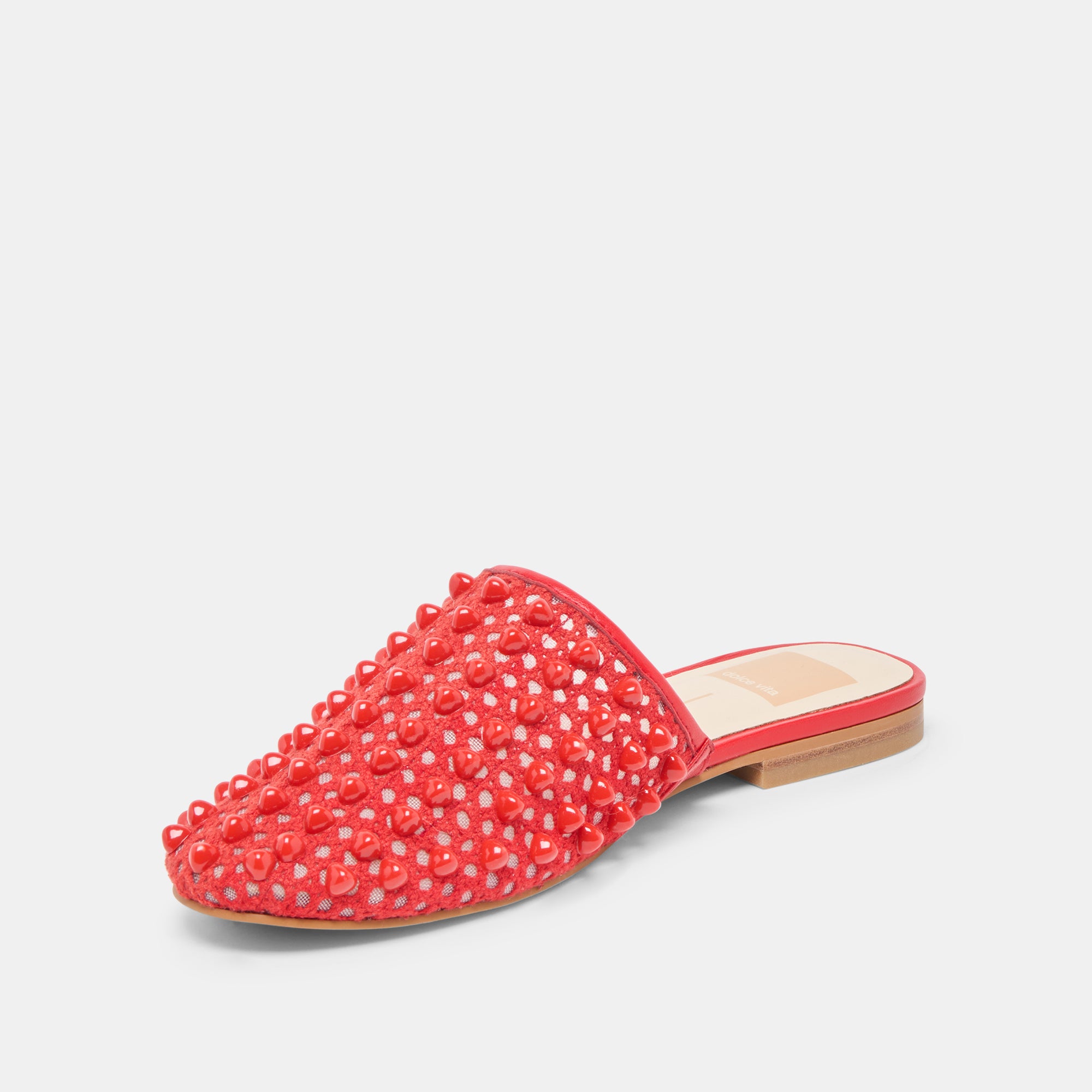 ROVA BEAD FLATS CHILI BEADED MESH - Stylish Women's Fashion Sandals for Summer, Beach, and Casual Outings