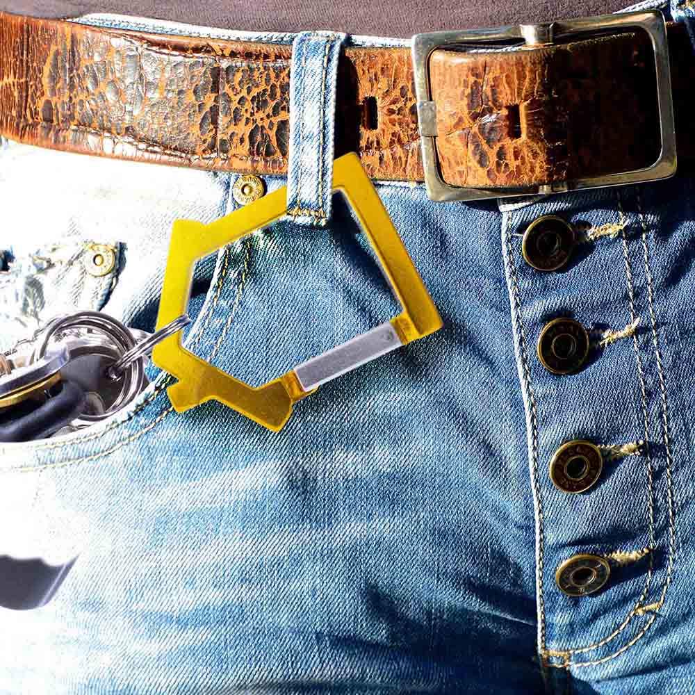 Paracord Planet Durable Aluminum Key Clip - Secure Key Holder for Home, Office, School & Car Keys - Perfect for Keychains, Lanyards & Outdoor Accessories