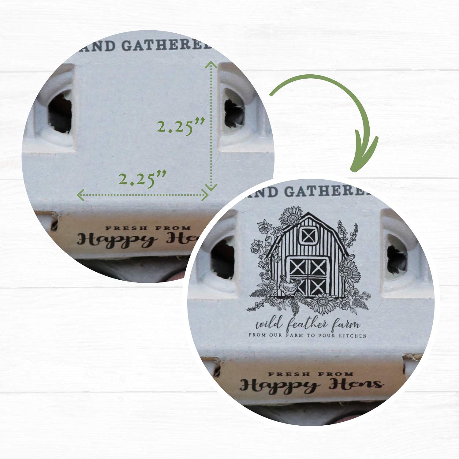 Eco-Friendly Recycled Paper Egg Cartons - Holds 250 XL Chicken Eggs, Sturdy & Reusable with Adorable Printed Design for Farm Fresh Eggs | Perfect for Farmers Markets, Organic Egg Packaging & Sustainable Food Storage