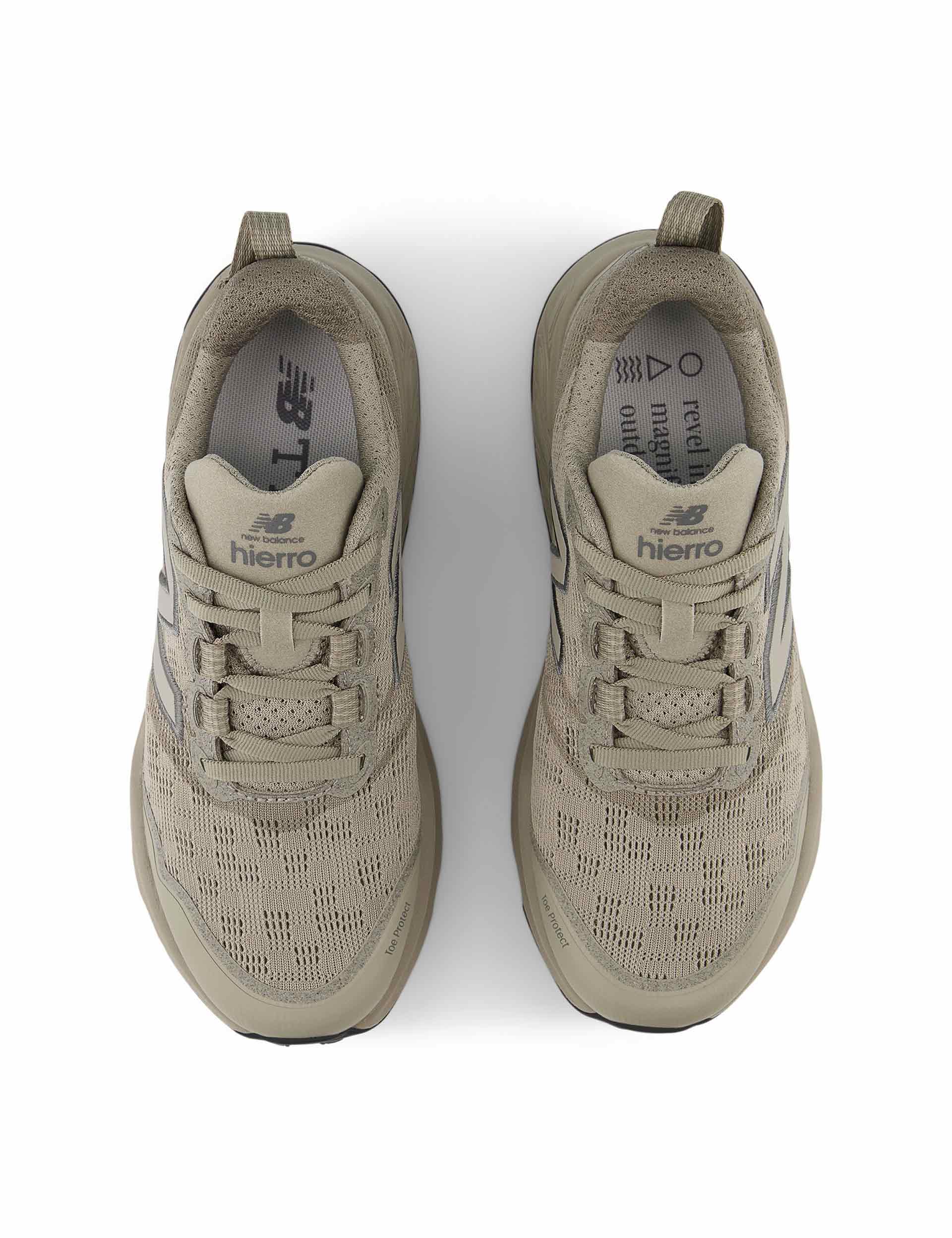 New Balance Fresh Foam X Hierro v9 Trail Running Shoes - Arid Stone/Castlerock - Lightweight Cushioned for Hiking & Outdoor Adventures