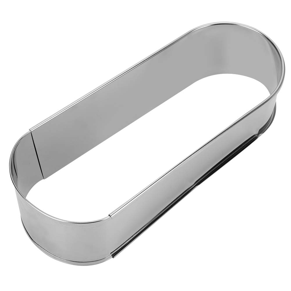 Stainless Steel Cake Mold Ring - Long Oval Mousse Ring, Retractable Cake Cutter Slicer for Baking, DIY Kitchen Tools | Perfect for Wedding Cakes, Birthday Desserts & Professional Pastry Making