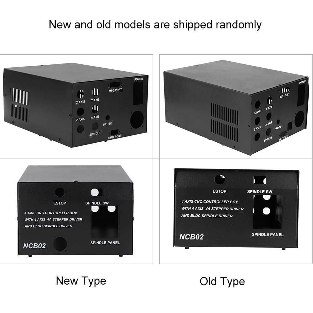CNC Control Box Empty Shell - Iron Enclosure for CNC Router & Engraving Machine (Model NCB02) | Durable Metal Housing for DIY CNC Projects & Industrial Automation