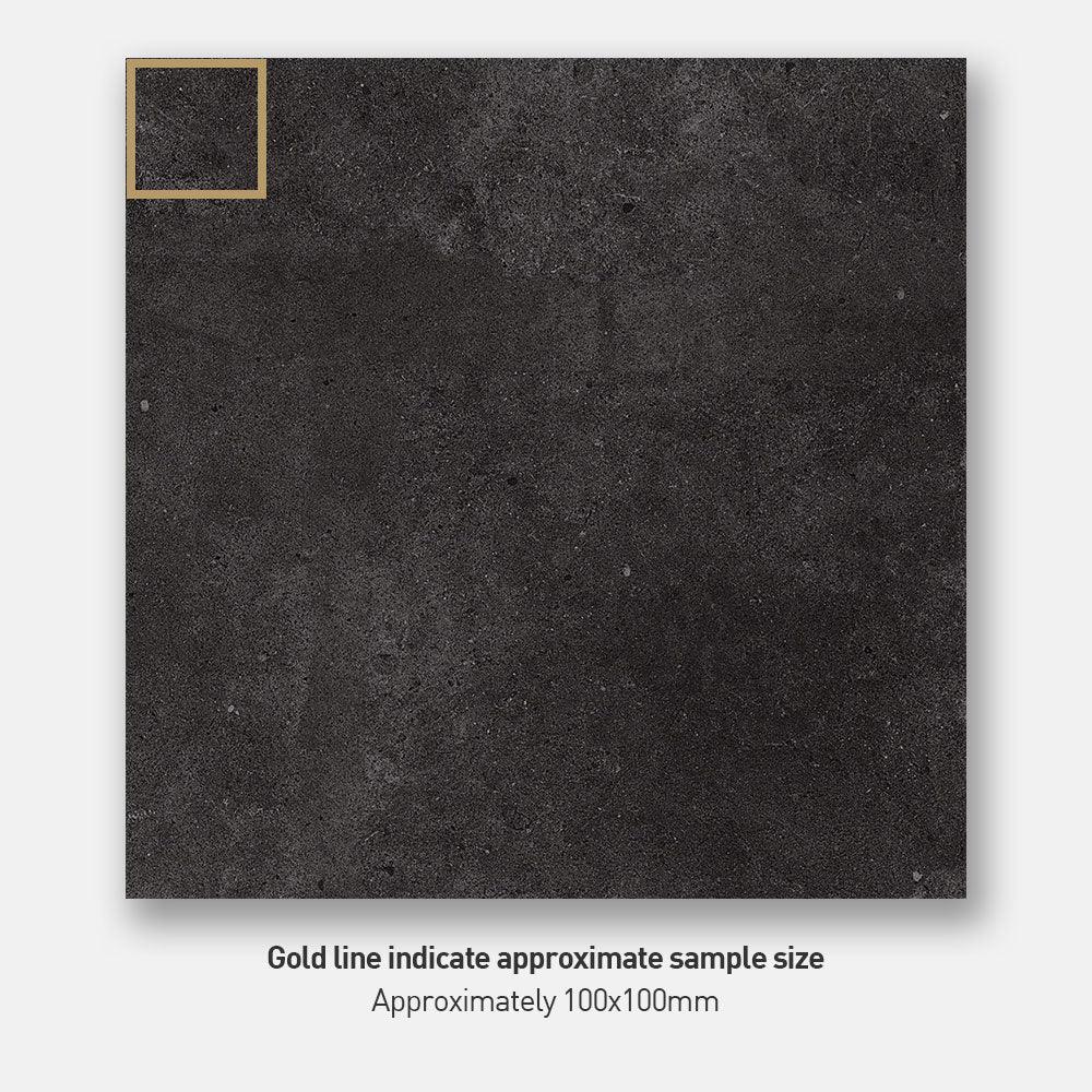 Premium Prague Graphite 600x600mm Outdoor Concrete Look Porcelain Tile - Durable & Weather-Resistant for Patios, Walkways & Pool Decks