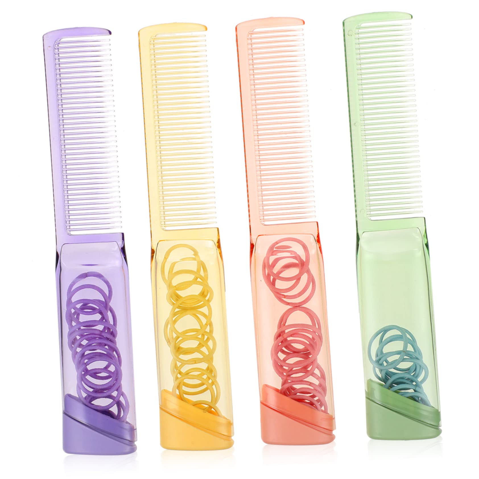 Minkissy 4-Piece Hair Comb Set - Detangling, Anti-Static, Styling & Beauty Combs for Smooth Hair Care at Home & Salon | Perfect for Daily Grooming, Hair Styling & Professional Use