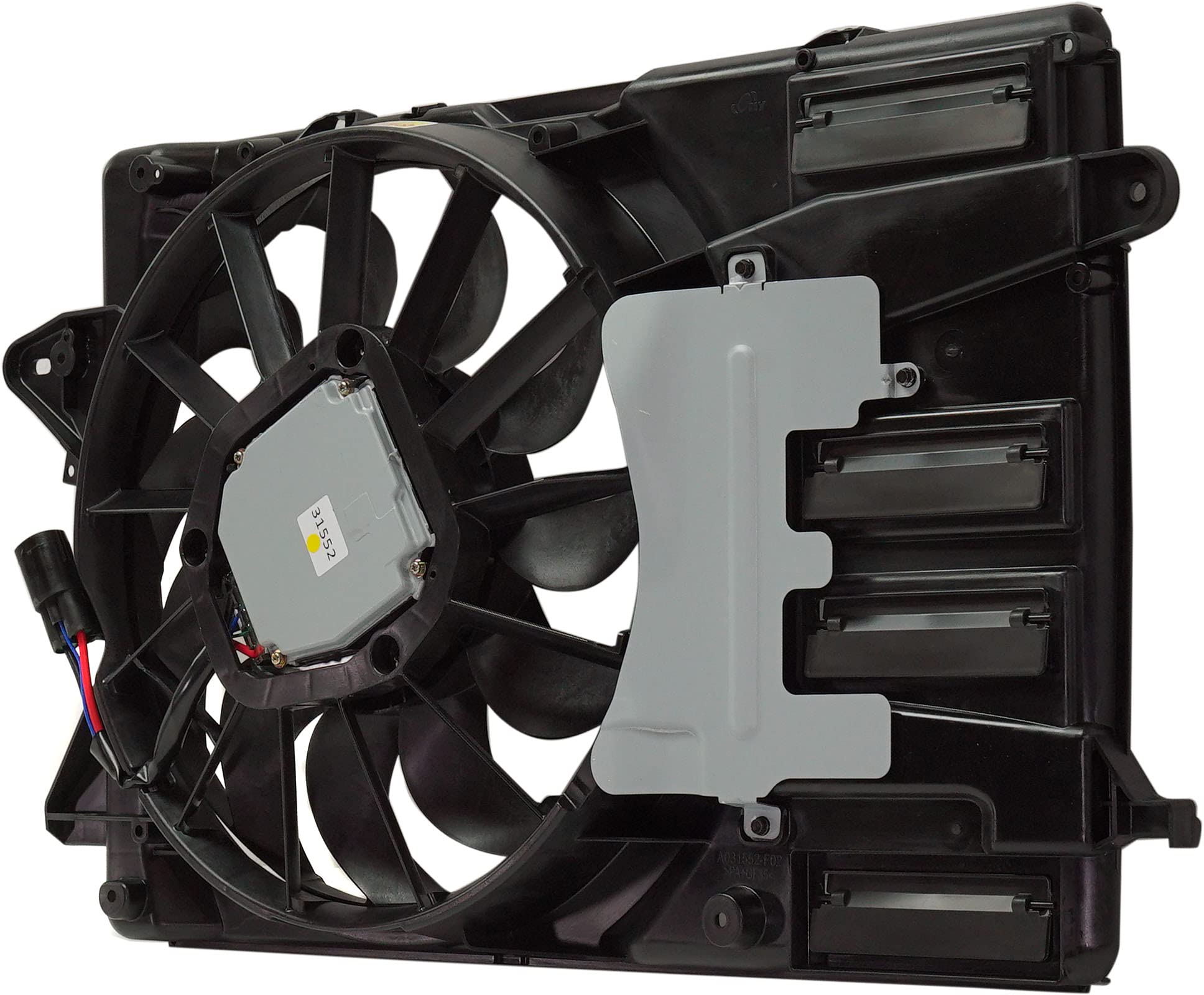 Go-Parts - Replacement Radiator Fan Assembly for Chevrolet Malibu 2016-2020 (2.0L Engine) - Perfect Cooling Solution for 2017, 2018, 2019 Models - Ideal for Daily Commuting & Hot Weather Driving