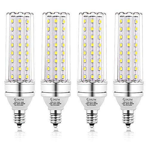 E12-16w-6000k-4pcs