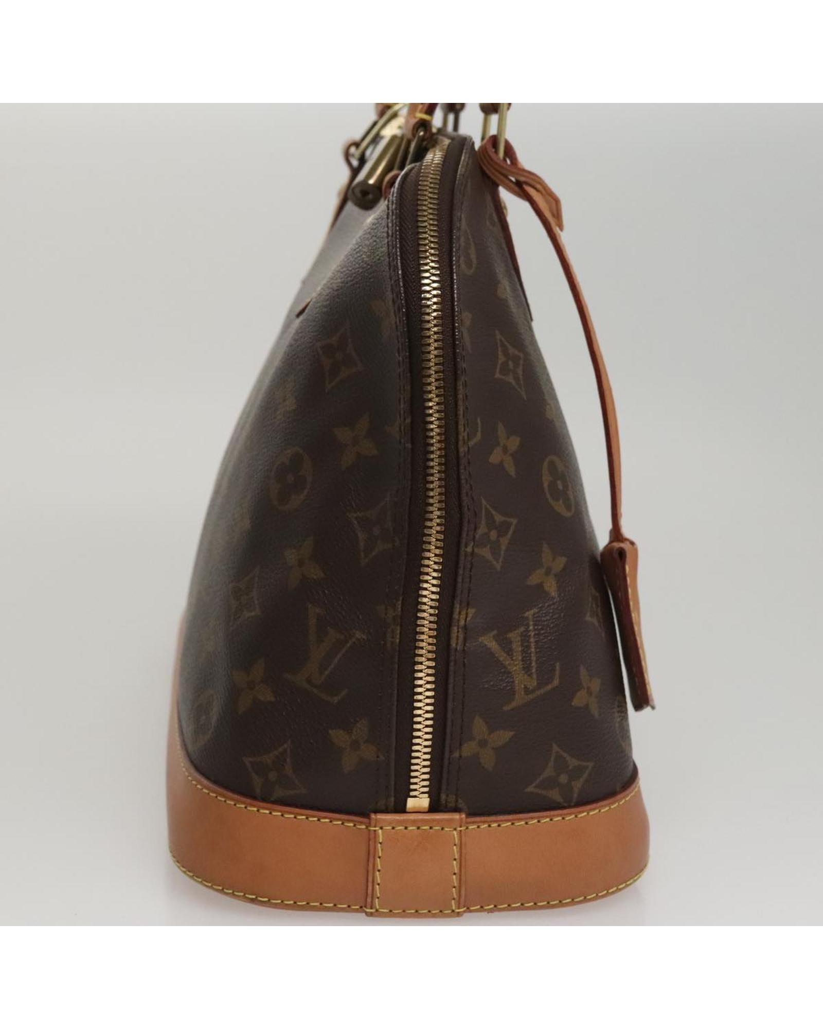 Louis Vuitton Alma BB Monogram Canvas Crossbody Bag - Stylish & Compact Handbag for Women, Perfect for Work, Travel & Everyday Use