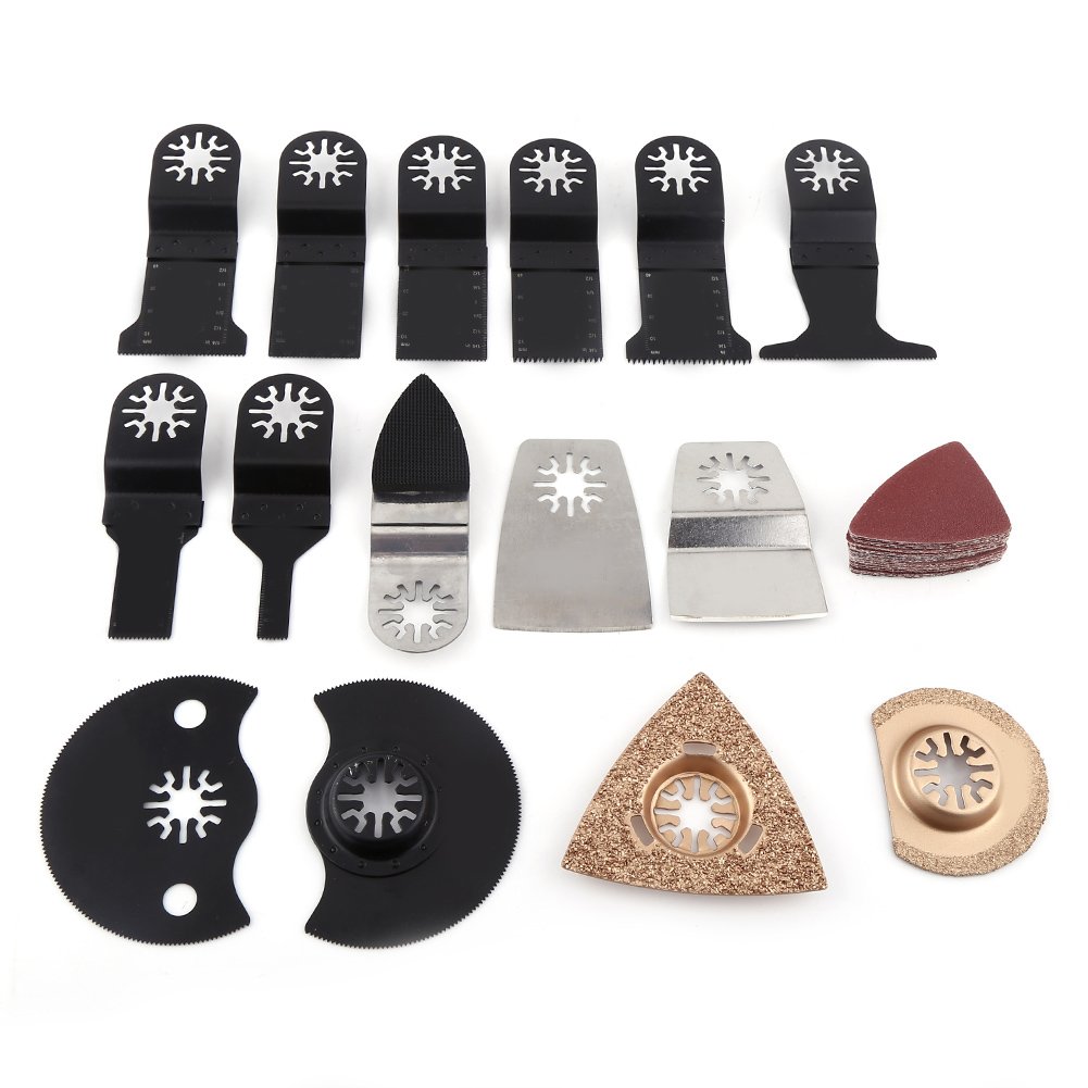 40PCS Oscillating Multi-Tool Saw Blades Set - High-Quality Power Tool Accessories for Wood, Metal & Plastic Cutting - Perfect for DIY, Renovation & Professional Projects