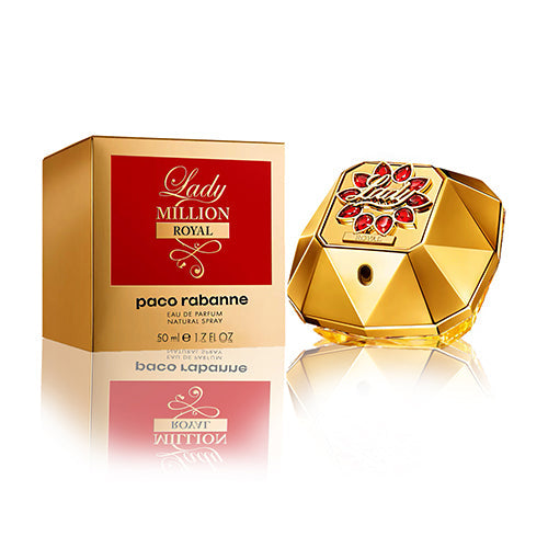Paco Rabanne Lady Million Royal 50ml Eau de Parfum for Women - Luxurious Floral Perfume for Evening Events & Special Occasions