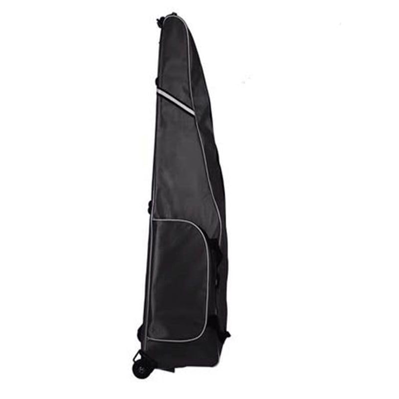 TBQATNTS Fencing Equipment Bag with Wheels - Portable Sword Storage Pouch & Roller Bag for Foil, Epee, Saber - Durable Black Fencing Gear Carrier for Tournaments & Practice