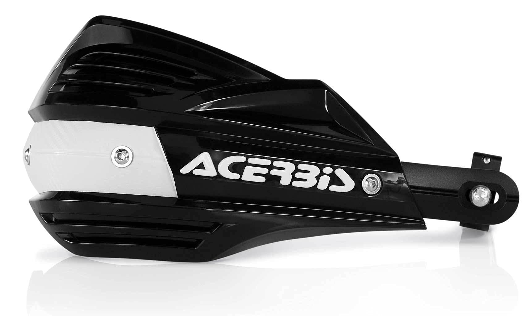 Acerbis 2374190001 Black Handguards - Universal Fit for Motorcycles & Dirt Bikes - Durable Off-Road Protection for Adventure Riding & Trail Biking