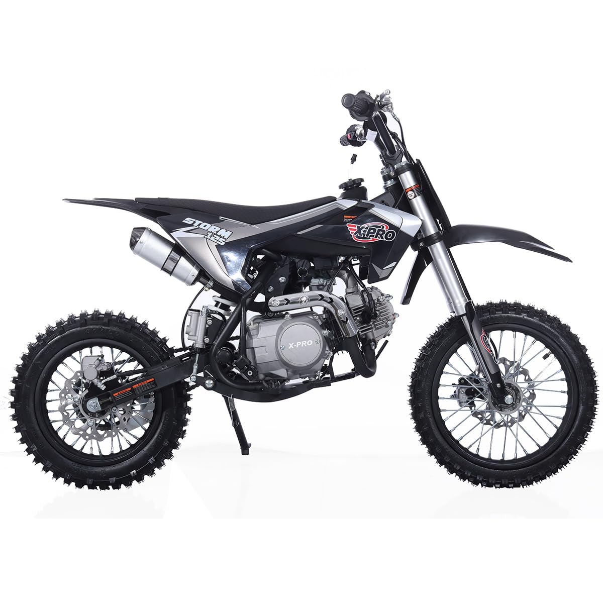 X-PRO Storm 125cc Kids Dirt Bike with Zongshen Engine | 4-Speed Manual Transmission | 14