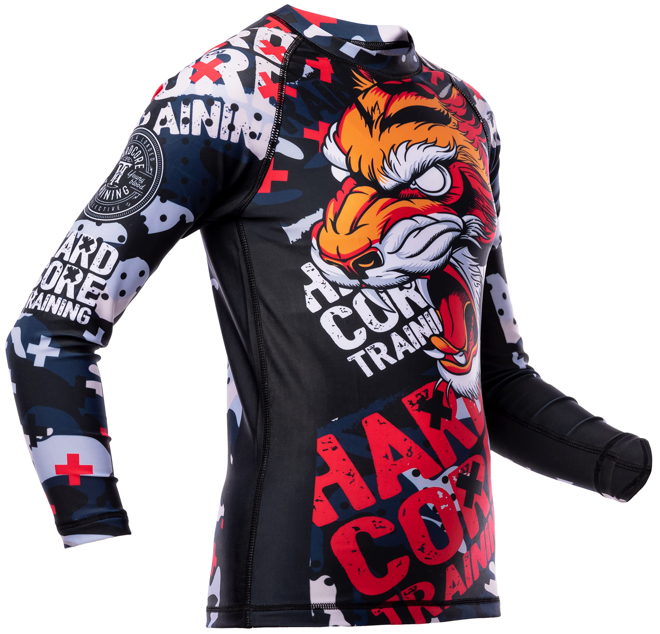 Kids Rash Guard Compression Base Layer - No Gi BJJ Training, Fitness Workout, Running & Boxing - Moisture Wicking & UV Protection for Active Children
