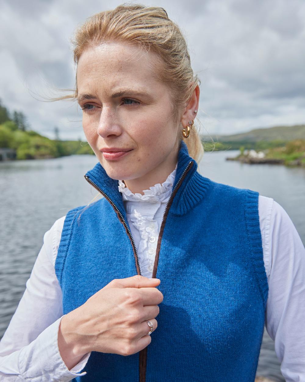 Dubarry Sheedy Knit Bodywarmer - Women's Warm Fleece-Lined Vest for Outdoor Activities & Casual Wear | Perfect for Hiking, Camping, and Fall Fashion
