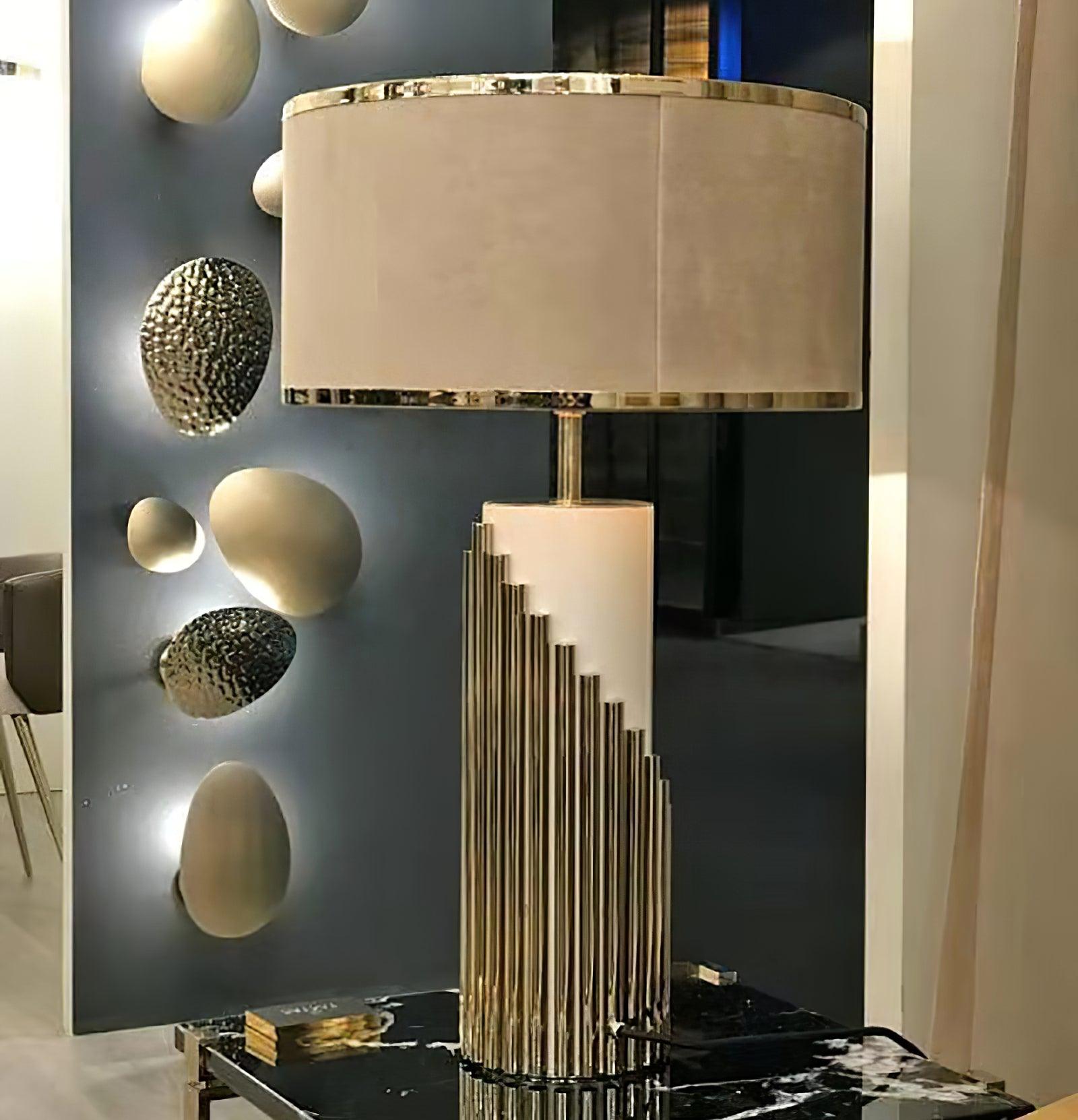 Modern LED Streamline Table Lamp - Adjustable Brightness, Energy Efficient, Sleek Design for Bedroom, Living Room, or Office Desk Lighting