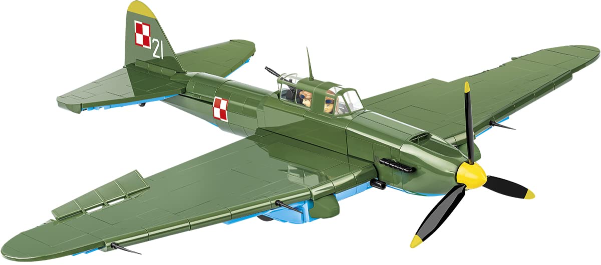 COBI Historical Collection IL-2M3 Aircraft Model - Polish Army Museum Edition - WWII Military Plane Building Kit for Collectors & History Enthusiasts | Perfect for Display, Gifts & Educational Scenes