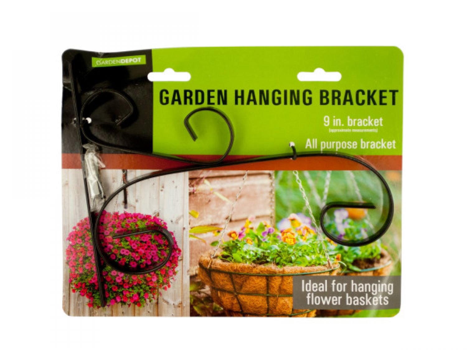 StarSun Depot Decorative Metal Garden Hanging Brackets - Set of 36, Heavy Duty Plant Hooks for Outdoor Hanging Baskets, Flower Pots & Garden Decor - Perfect for Patio, Balcony & Backyard Landscaping
