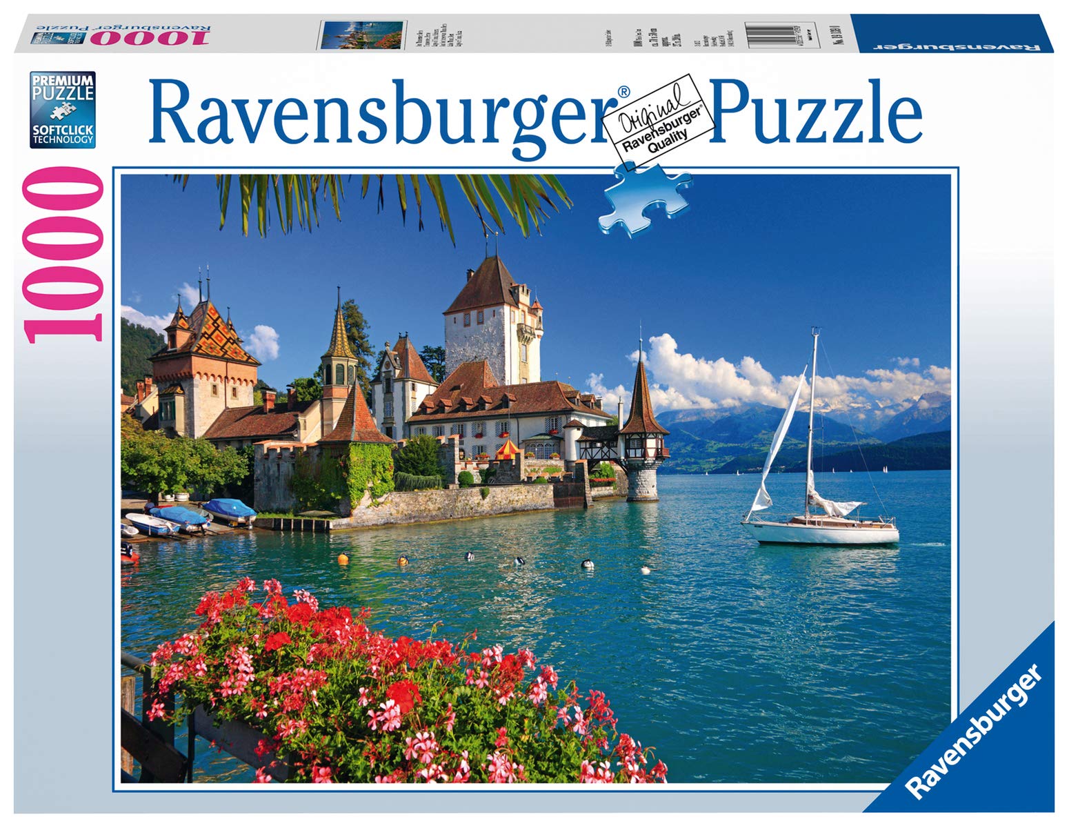 Ravensburger Bern at Lake Thun 1000 Piece Jigsaw Puzzle - Premium Swiss Landscape Puzzle for Adults & Teens - Perfect for Family Game Night, Stress Relief & Home Decor