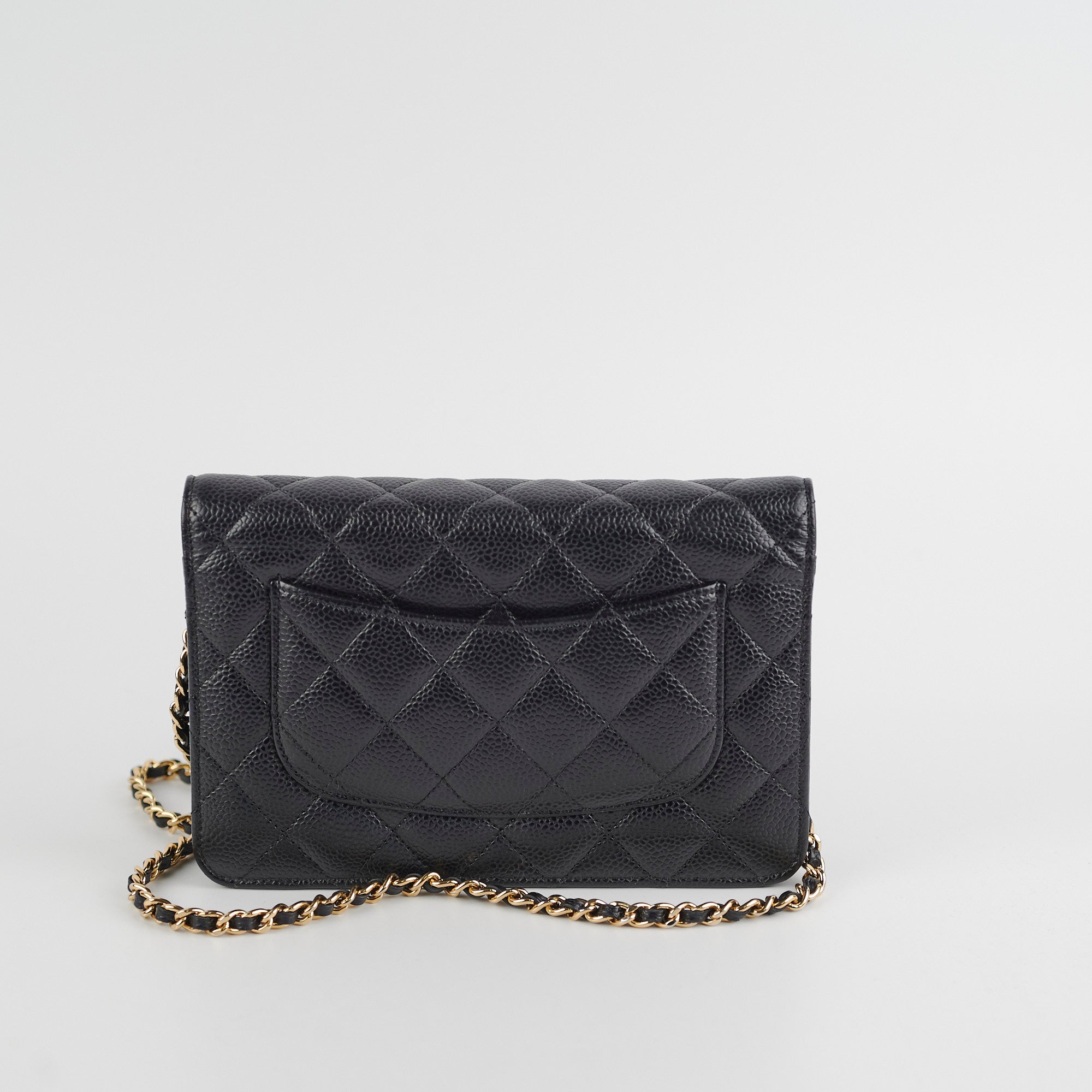 Chanel Caviar Wallet On Chain WOC Black Crossbody Bag - Luxury Designer Handbag for Women, Perfect for Evening Parties & Daily Use
