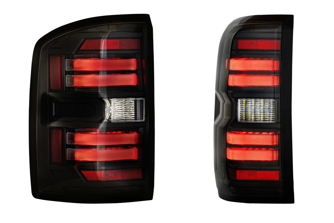 Morimoto XB LED Tail Lights for GMC Sierra (2014-2018) - Smoked Lens, High Performance, Plug & Play Installation - Perfect for Off-Roading & Night Driving