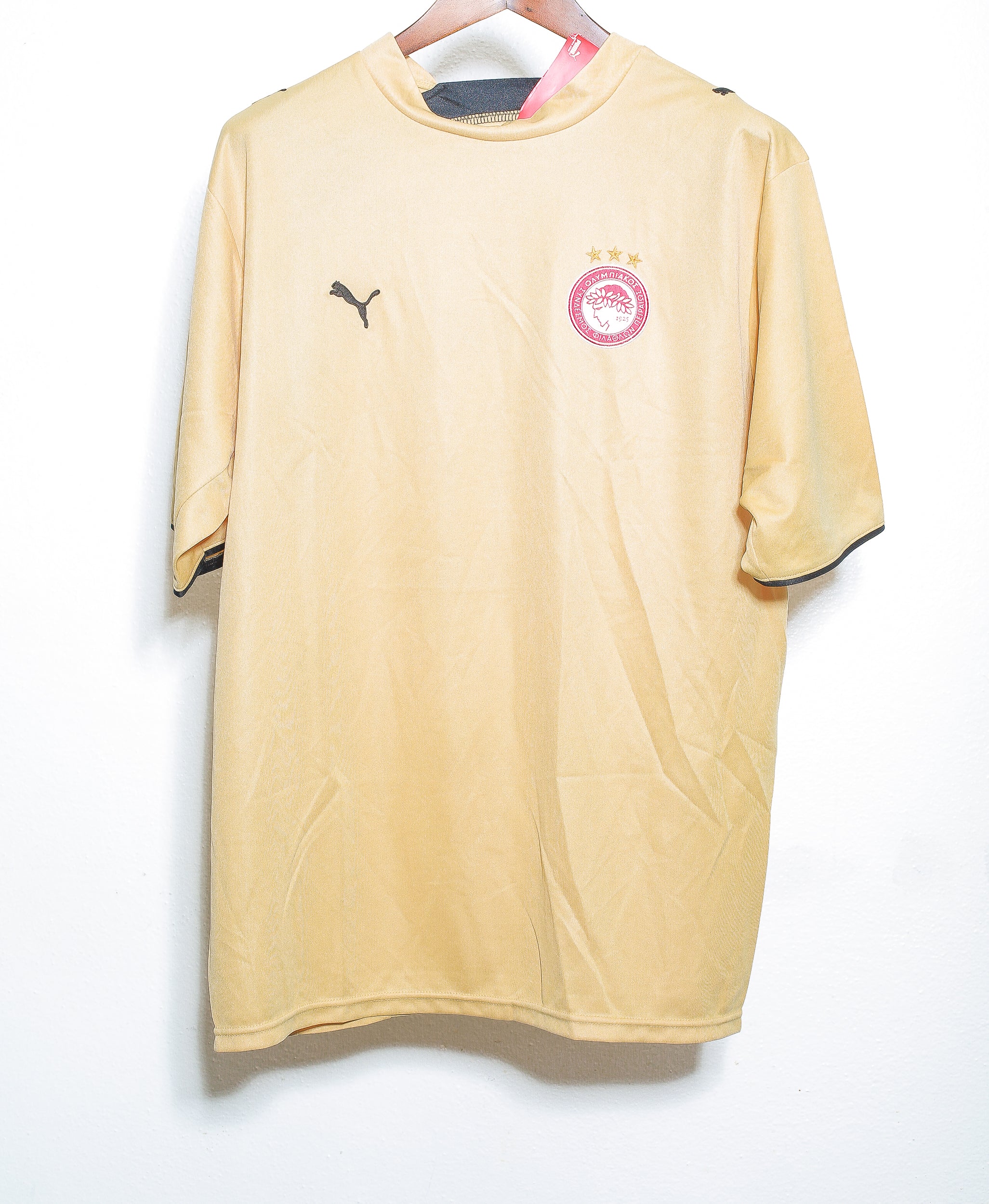 Authentic 2006-2007 Olympiacos Third Jersey #10 Rivaldo BNWT (XL) - Perfect for Soccer Fans, Collectors & Match Days