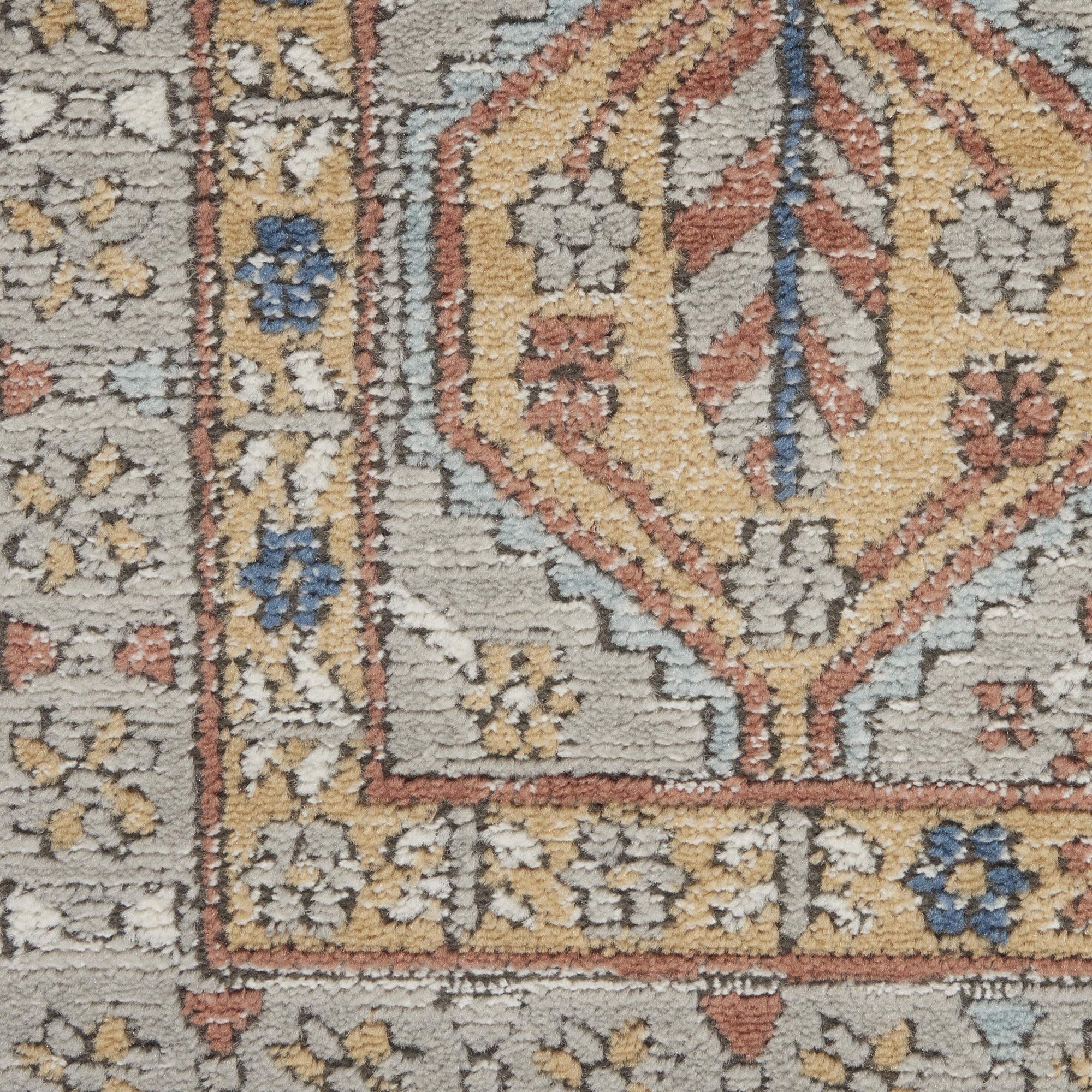 Nourison Concerto Bohemian Grey/Multi 6'7