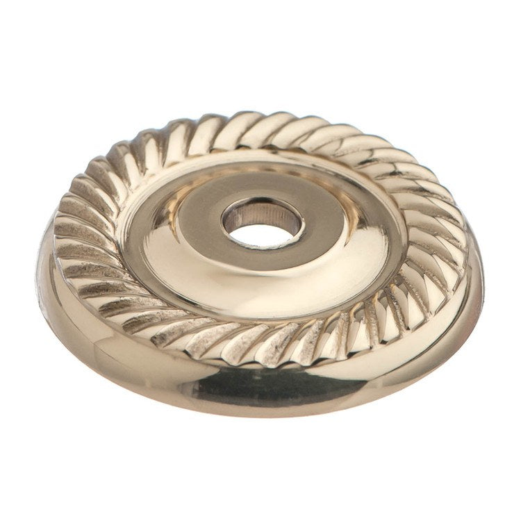 656 Series Arlington 1 1/4 Inch Rope Rose Backplate - Decorative Ceiling Medallion for Victorian Style Home & Wedding Venue Decor