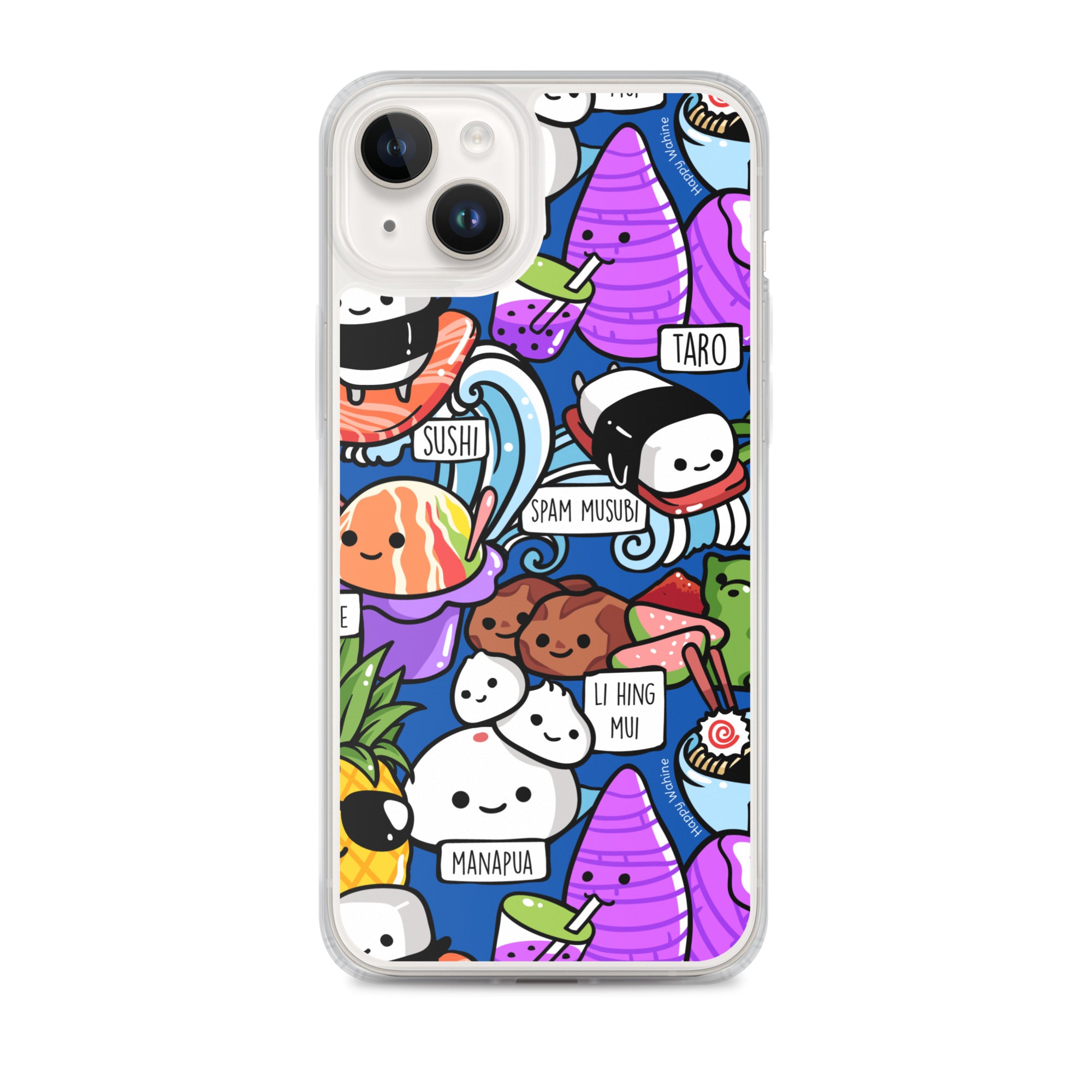 Premium Clear iPhone Case with Craving Hawaii Blue Design - Slim Protective Cover for iPhone [Models] - Perfect for Everyday Use, Travel & Outdoor Activities