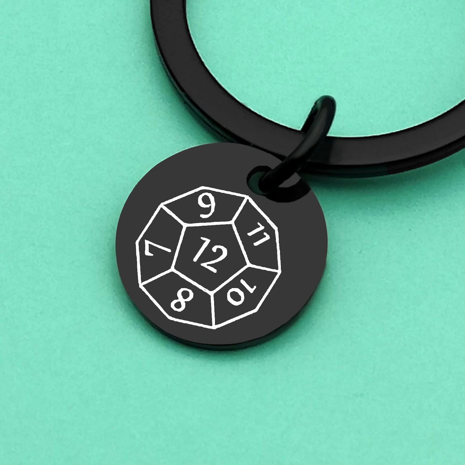 Dungeons & Dragons Dice Keychain - Unique RPG Gift for DM, Gamer & D&D Fans - Perfect for Graduation, Birthday, Christmas (Son, Best Friend, Sister, Boyfriend) - Ideal for Game Nights & Cosplay Accessories