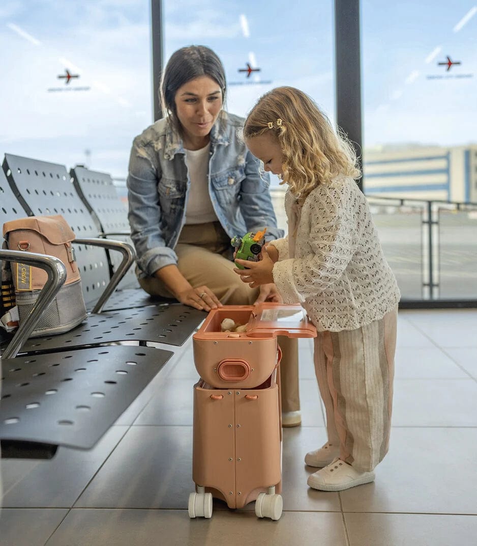 Jetkids By Stokke Bedbox - Inflatable Travel Bed for Kids, Portable Toddler Airplane Sleeper | Perfect for Family Flights, Road Trips & Sleepovers