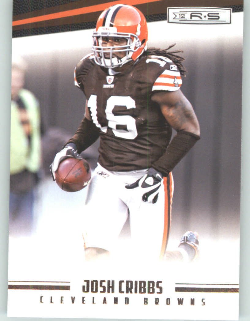 2012 Panini Rookies and Stars Josh Cribbs #35 NFL Football Trading Card - Cleveland Browns Player Collectible for Sports Memorabilia Fans & Card Collectors - Perfect for Display, Trading, and Investment