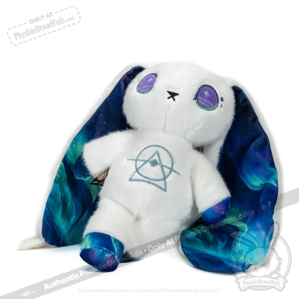 Plushie Dreadfuls Aurora Rabbit Stuffed Animal - Soft Cuddly Bunny Plush Toy for Kids, Gifts, and Home Decor | Perfect for Bedroom, Nursery, and Comfort