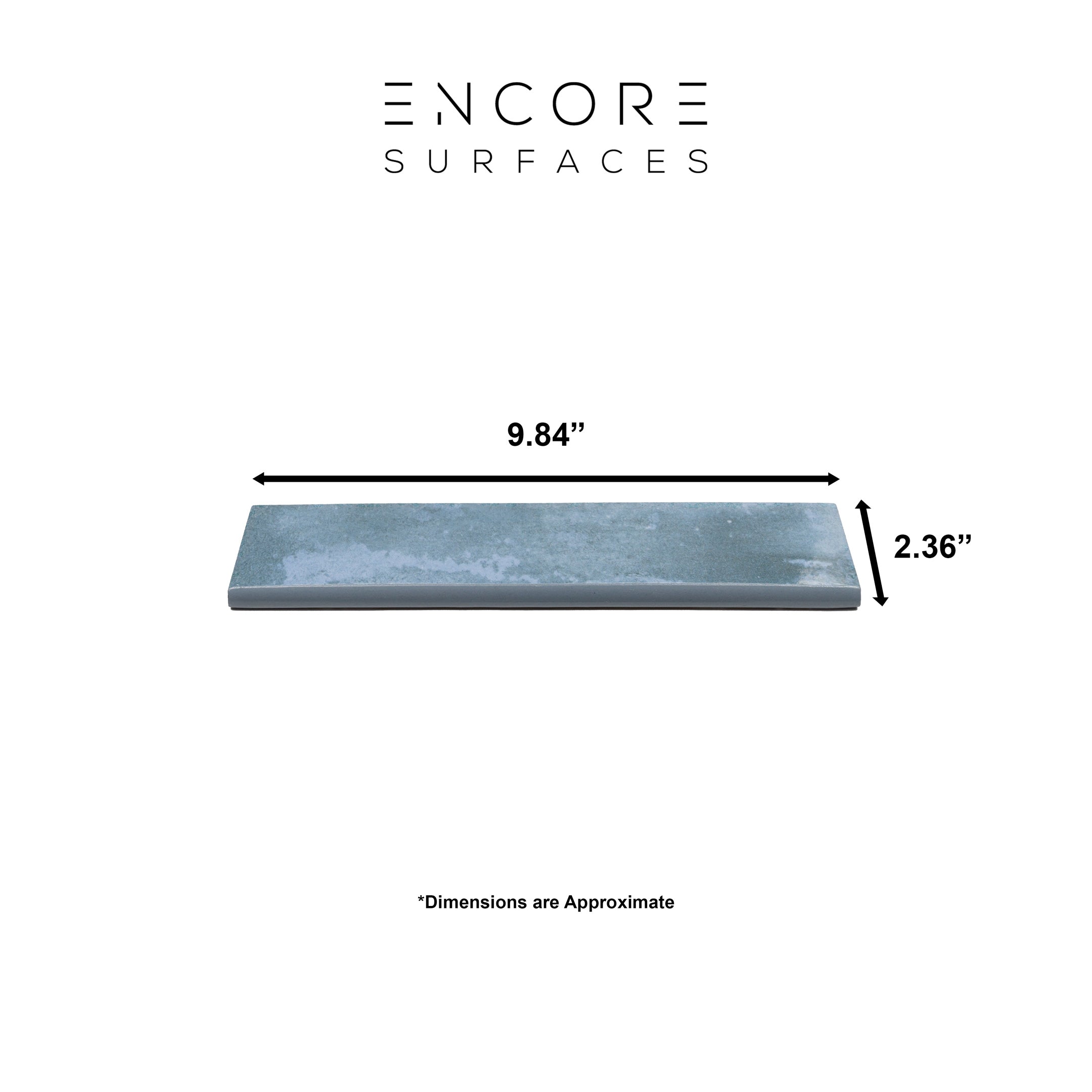 Mojave Bullnose Ceramic Tile - Premium Ceramica Rondine for Kitchen Backsplash, Bathroom & Flooring