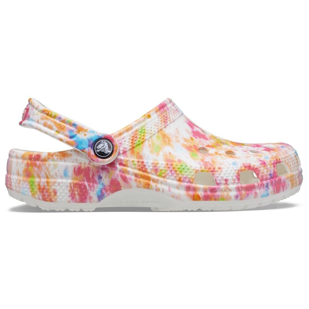 Crocs Classic Solar Rainbow Clogs - Comfortable & Lightweight Unisex Slip-On Shoes for Men & Women | Perfect for Beach, Pool, Garden & Casual Wear