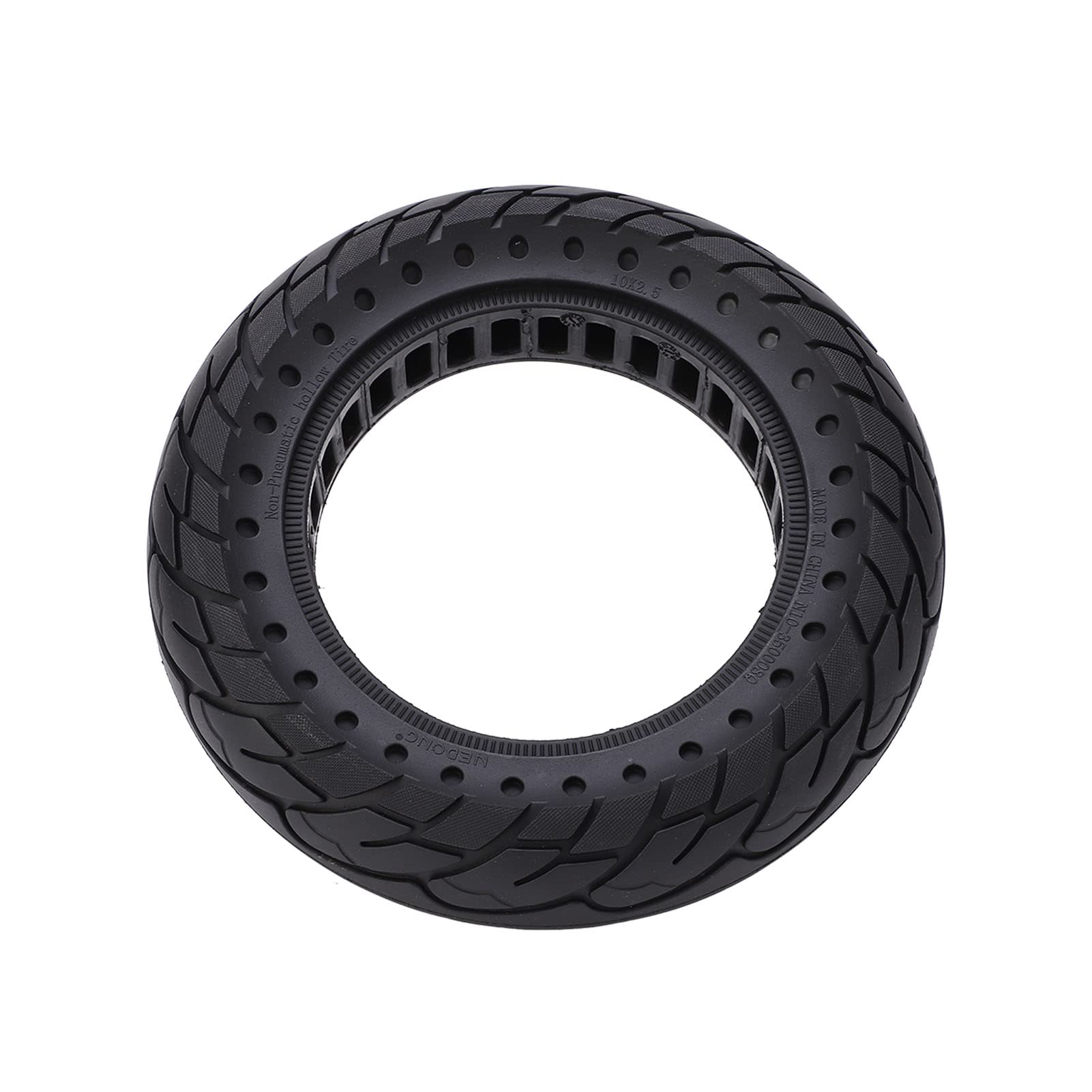 SUNGOOYUE 10x2.5 Inch Electric Scooter Tires - Beehive Structure Design Rubber Replacement Tires for Xiaomi M365 Electric Scooter - Perfect for Commuting, Urban Travel & Off-Road Adventures