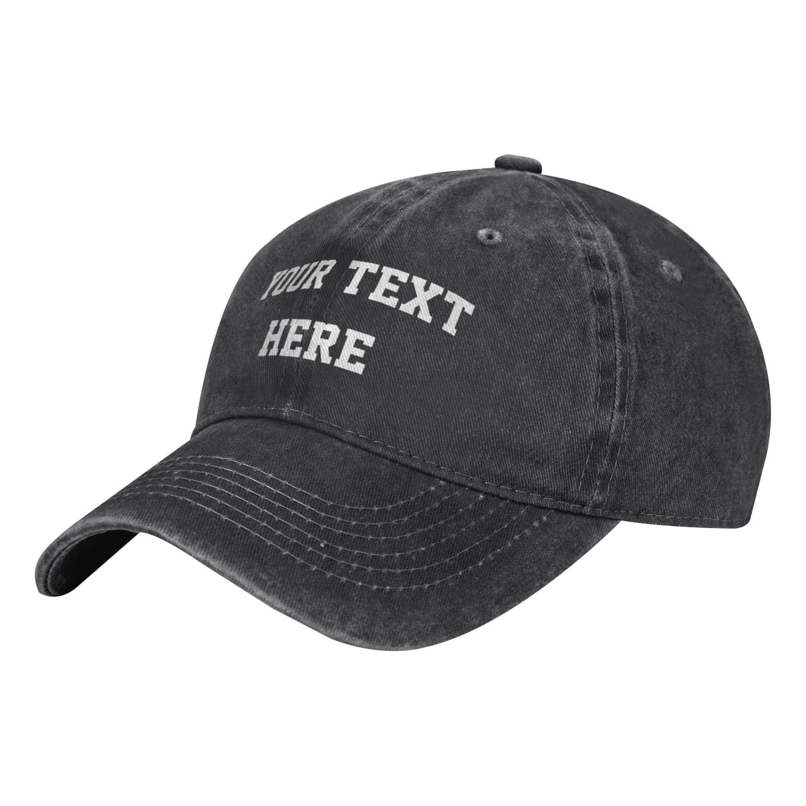 Custom Baseball Caps for Men & Women - Personalized Text & Photo Trucker Hats - Adjustable Snapback Hats for Sports, Outdoor & Casual Wear
